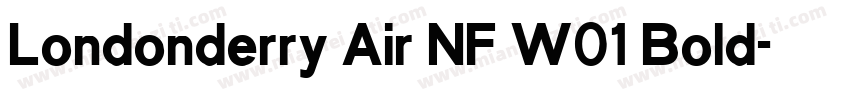 Londonderry Air NF W01 Bold字体转换